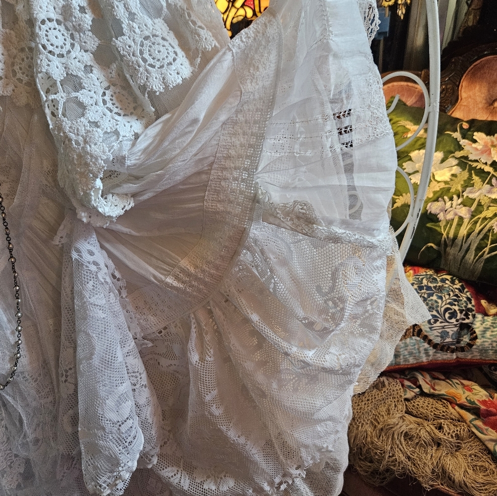 OOAK NWOT CUSTON LACE SKIRT - Picture 5 of 16